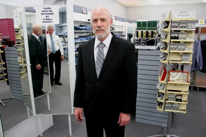 Randy received attentive personal service from the minute he walked into St. Clair's for Men.