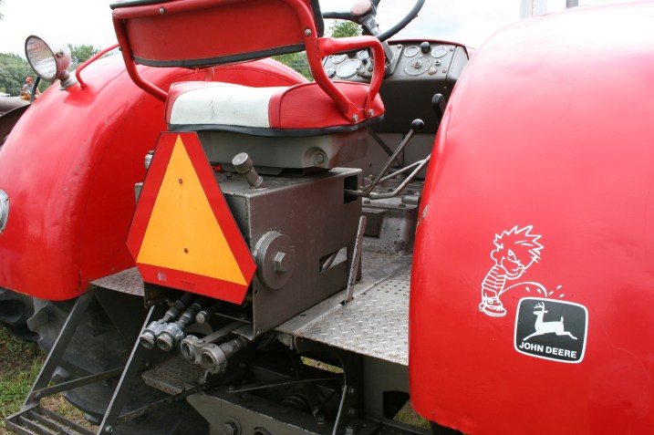 Brand loyalty and barn humor.