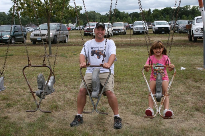 Family time at the playground.