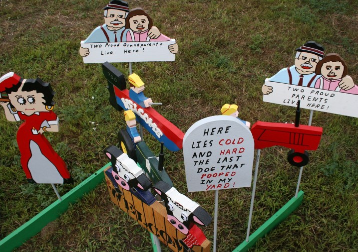 Michniewicz Sales presents "Quality Lawn Ornaments" made in the USA.