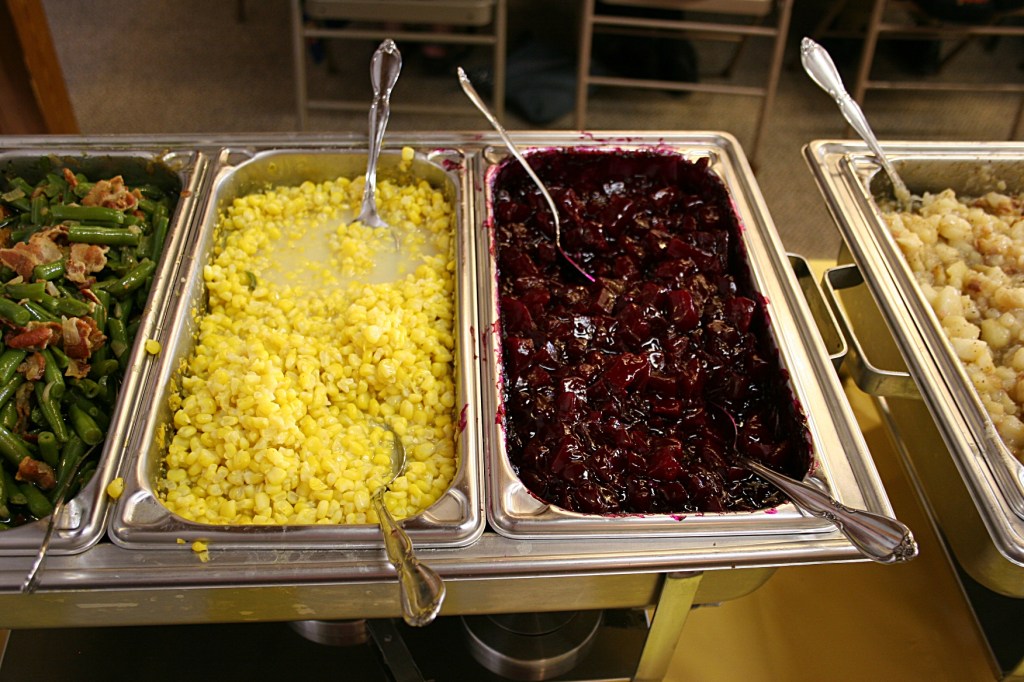 Just a snippet of the buffet line.