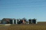 Harvest time, grain&nbsp;bins
