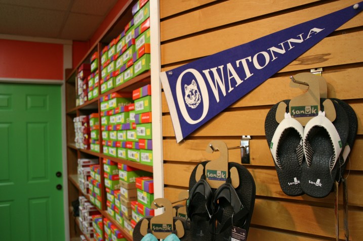 This place pops with color and Owatonna pride.