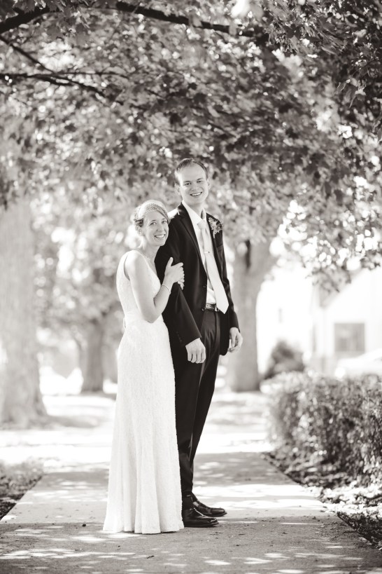 Mr. and Mrs. Schmidt are absolutely, incredibly, in love. Photo by Rochelle Louise Photography.