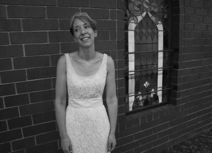 My daughter Amber, the bride.