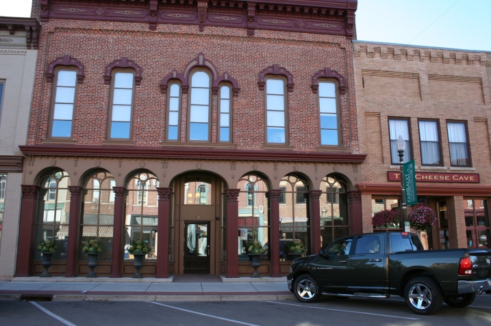 The Bachrach Building in downtown Faribault was beautifully restored several years ago to its original appearance. The Loft space is on the second floor in the back half of the building.