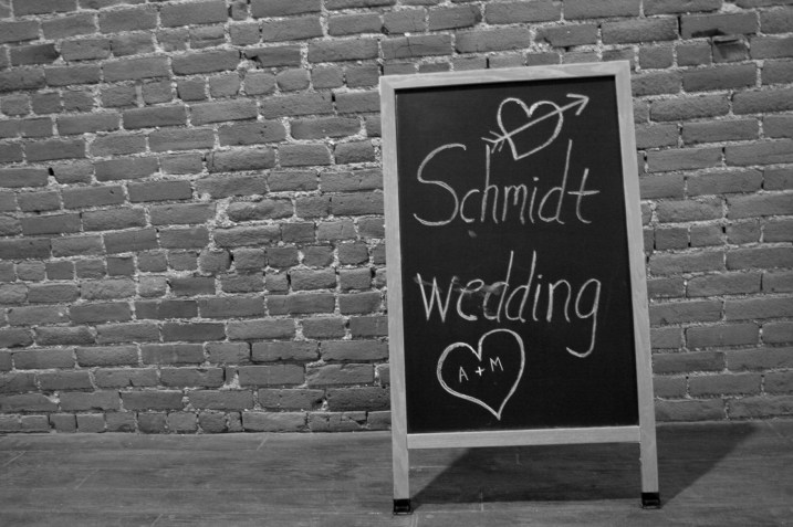 Wedding sign