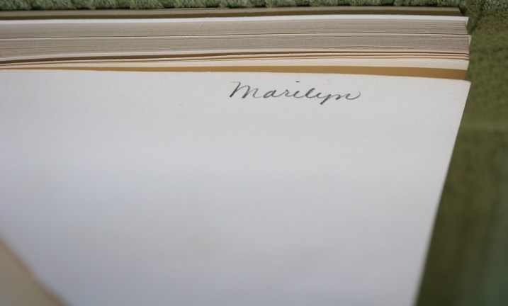 The woman to whom this book previously belonged before I purchased it last spring.