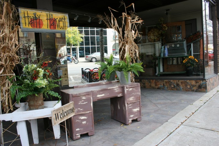 A display outside a downtown Appleton gift shop.