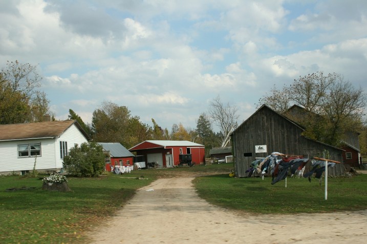 An Amish farm in central Wisconsin, photographed on Friday, October 11, 2013.