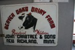 Butter, Beaver Oaks Dairy sign