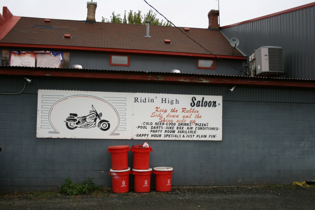 Bikers get a hearty welcome at Ridin' High Saloon.