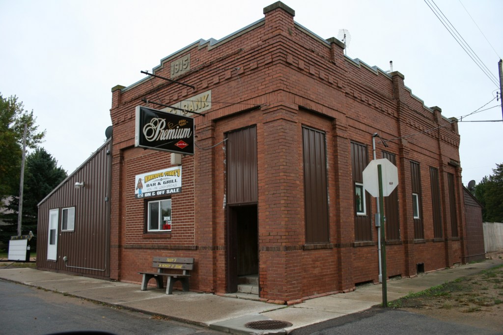 Tubby's, in the old bank building.