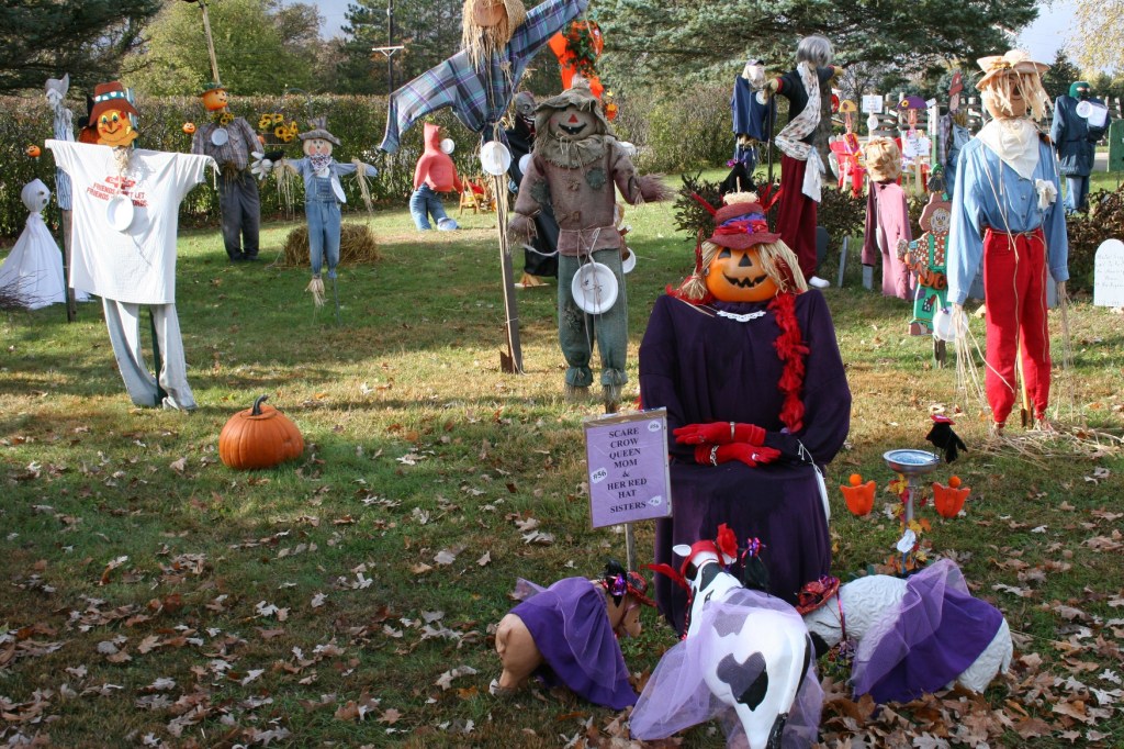 Visitors can vote for their favorite in the scarecrow festival with cash prizes awarded to the top three.