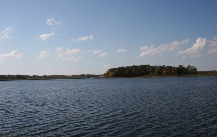 The "lake" across the road from the cranberry fields.
