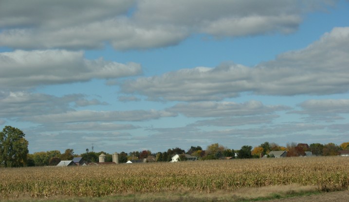 A farm just off Northland Avenue in Appleton, Wisconsin.