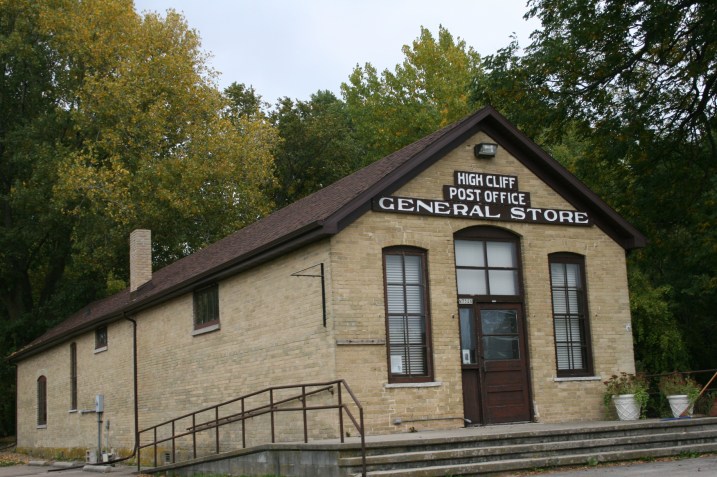 The only remaining building in