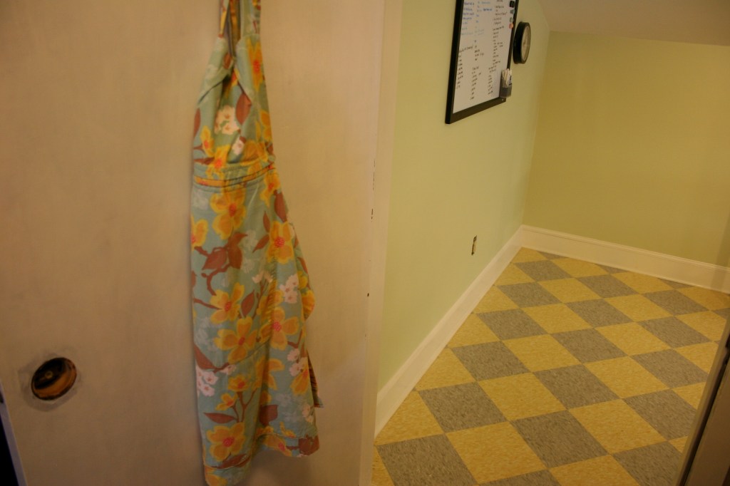 The door opens into Kip's studio.