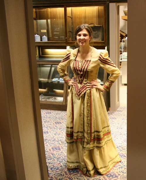 Role-playing Evangeline Whipple.