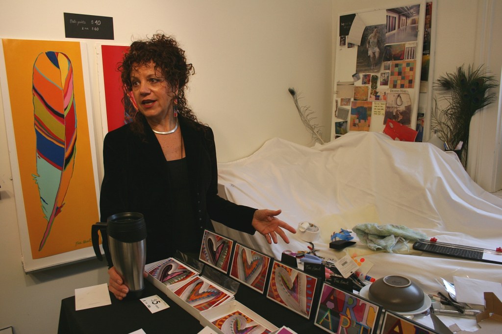 Julie Free Heart talks about her bold art.