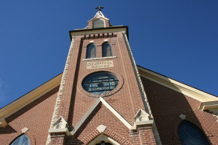 Strong, study and beautiful St. Jospeh's Catholic Church.