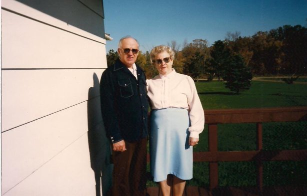 Tom and Betty. This may be from their 40th anniversary party, although I am not sure.