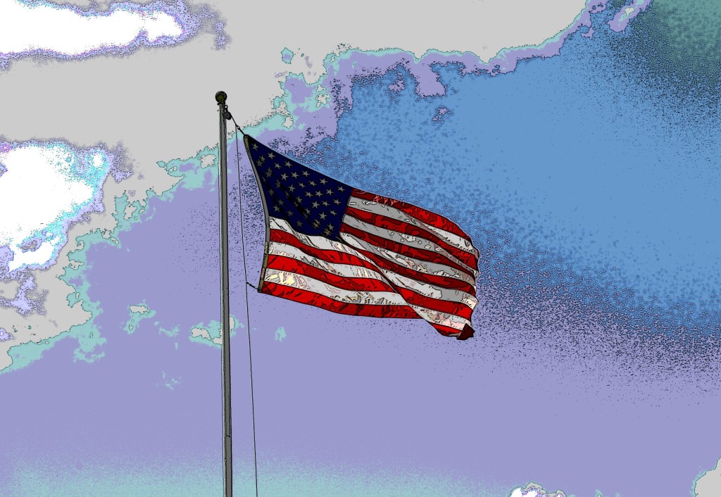 American flag edited