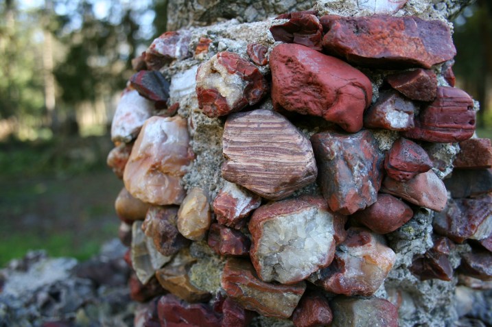 Sculpture, stones close-up 1