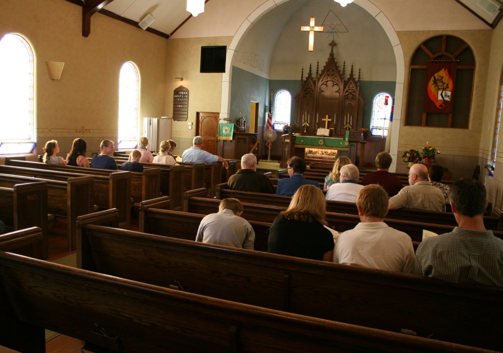 Beautiful Trinity Lutheran Church. Minnesota Prairie Roots file photo.