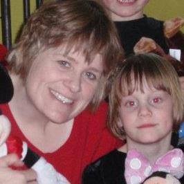 Bernadette and Hazel with their Minnie Mouses barely showing in this image. Photo courtesy of Mary DeCann Benson.