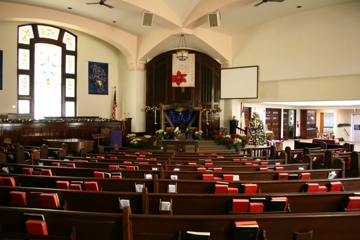 Christmas, Fourth Ave UMC sanctuary