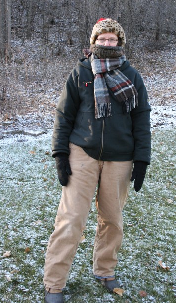 Randy snapped this photo of me upon our return home from ringing bells. One donor suggested we receive "hazard pay" for ringing on such a bitterly cold day. There's no pay; this is a volunteer opportunity.