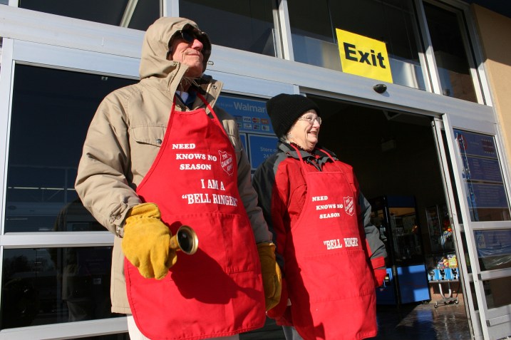 Gary and Barb welcomed a stranger's cups of coffee.