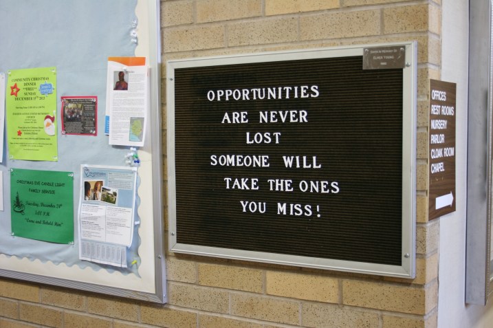 Sign at Fourth Avenue United Methodist Church