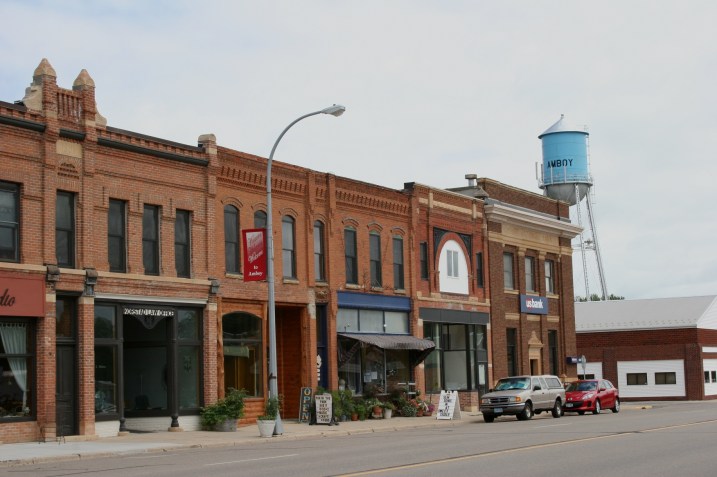 A snippet photo of downtown Amboy, Minnesota.