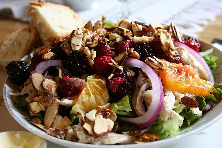 My incredible raspberry chicken salad.