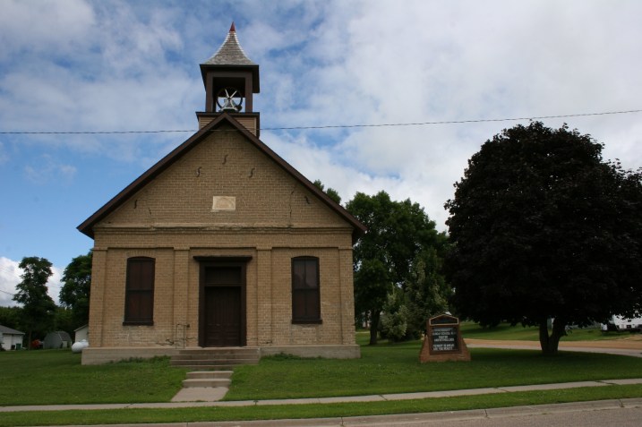 My first glimpse of this historic 1868 church.