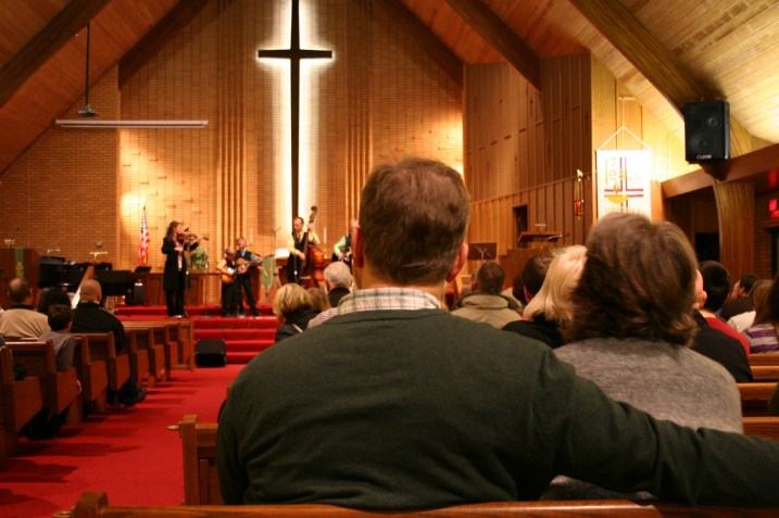 A rapt audience at St. Luke's.