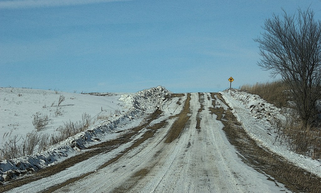 A drive along country gravel roads always uplifts me, no matter the season.