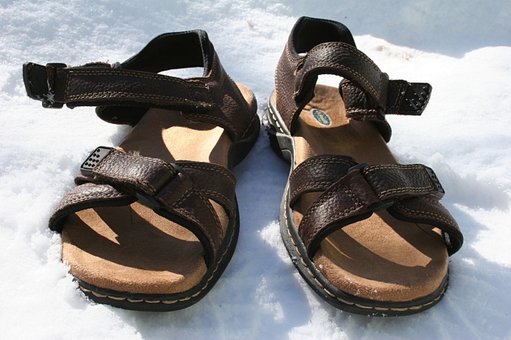 Imagine wearing sandals right now outdoors in Minnesota.