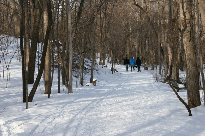 And we ended our drive with a walk along the snowy trails at River Bend Nature Center in Faribault.