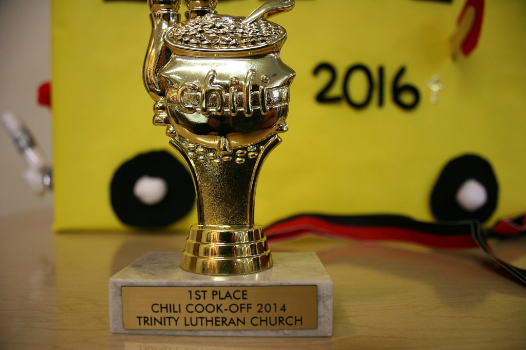 A trophy and first and second place medals were awarded.