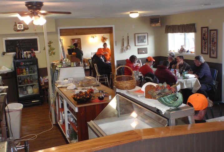 Dining at the Emmaville Store cafe.
