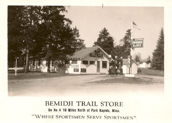 A vintage photo shows the Emmaville Store shortly after it opened in the late 1930s or early 1940s.