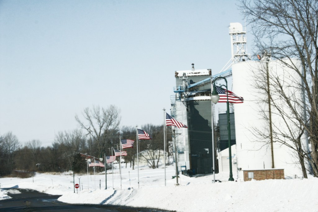Flags, Montgomery, Minnesota, edit 1