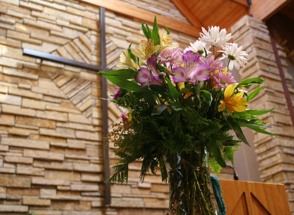 "Is there beauty in the cross?" asked the Rev. Warren Schmidt. He emphasized the height, depth, breadth and width of God's love for us, shown in His son's death on the cross so that we might have eternal life.