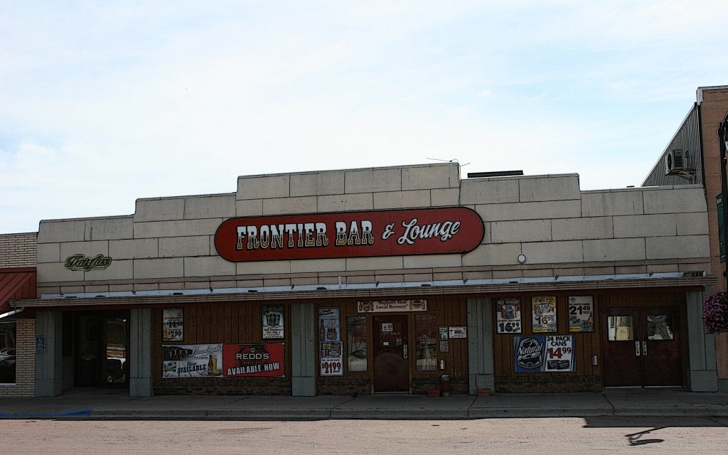 The Frontier Bar & Lounge in Fairfax, along State Highway 19 in southwestern Minnesota. Minnesota Prairie Roots edited file photo 2013.