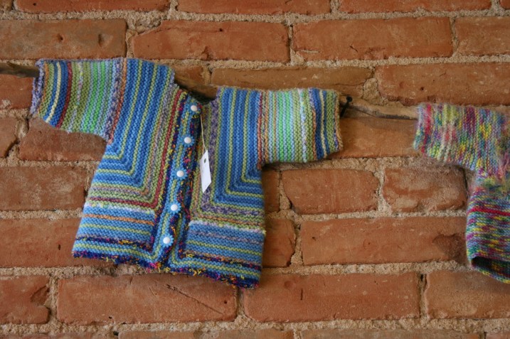 Sweet handcrafted sweaters at Acorn Studio.