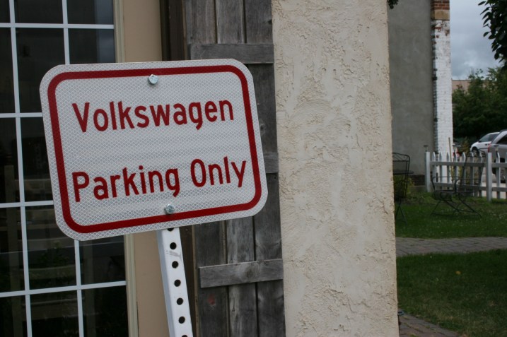 Signage outside The Amboy Cottage Cafe.