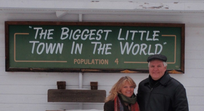 Mike and Mel Spry, Emmaville's only residents, decided not to mess with a successful marketing tool 